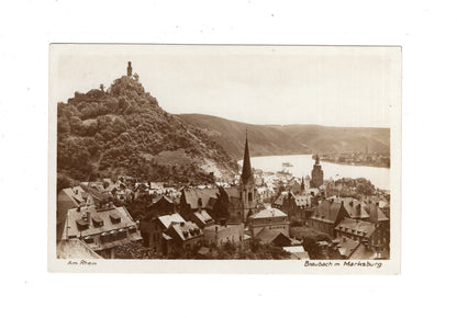 Ansichtskarte Am Rhein / Braubach mit Marksburg / M1-65