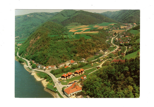 Ansichtskarte Hotel Donauterrasse / Aggsbach-Dorf in der Wachau / Niederösterreich / Österreich