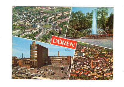 Ansichtskarte Düren / Rathaus / +++
