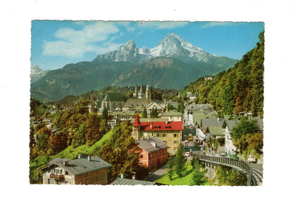 Ansichtskarte Berchtesgaden mit Watzmann +++