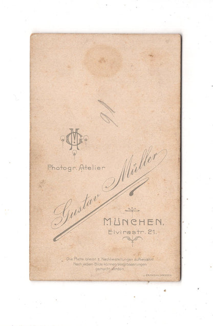 Fotografie Soldat - München 1890er