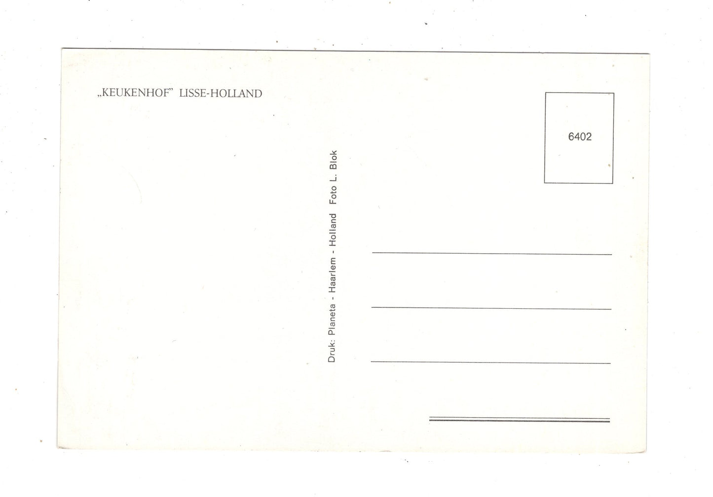 Ansichtskarte Keukenhof / Lisse-Holland/ Niederlande / M1-69