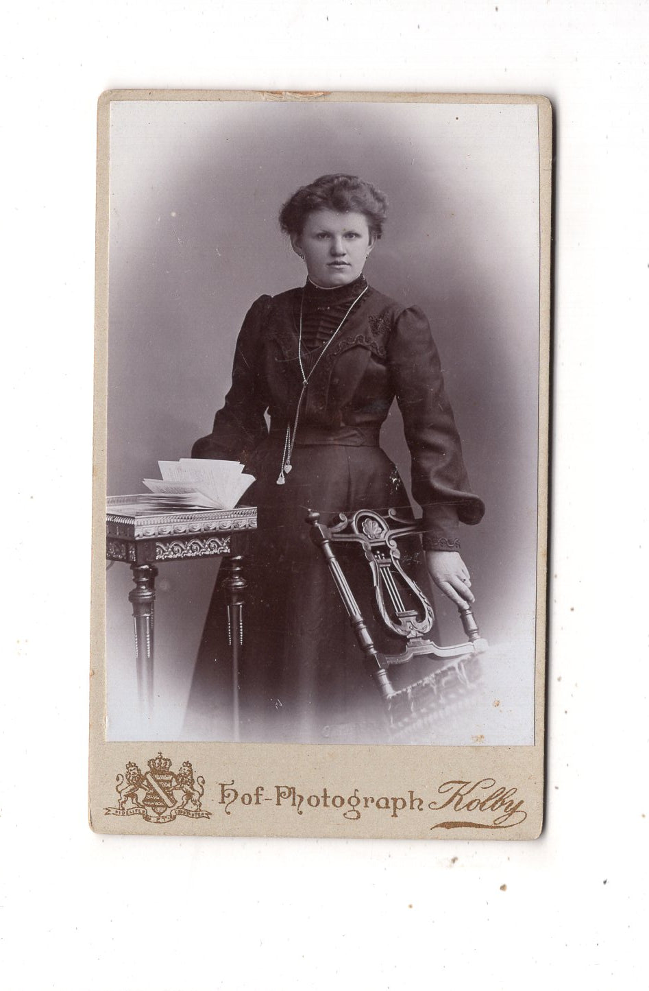 Fotografie Feine Dame - Zwickau 1905