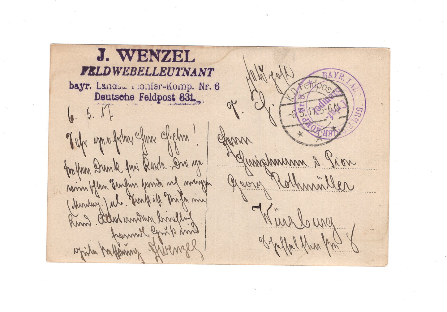 Ansichtskarte / Foto Soldat mit Gasmaske - 1917