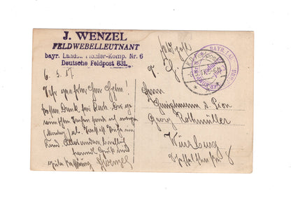 Ansichtskarte / Foto Soldat mit Gasmaske - 1917