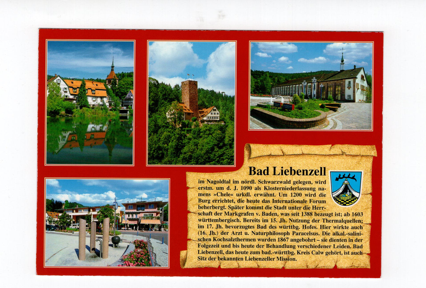 Ansichtskarte Bad Liebenzell im Schwarzwald