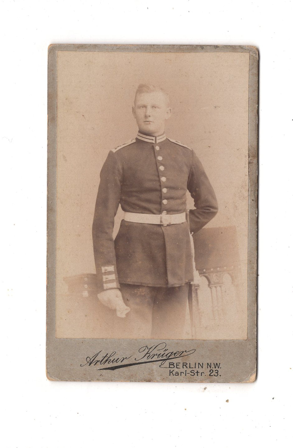 Fotografie Soldat - Berlin um 1890