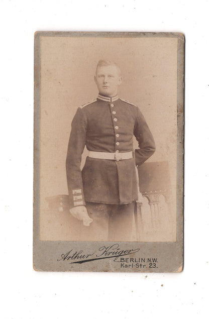 Fotografie Soldat - Berlin um 1890
