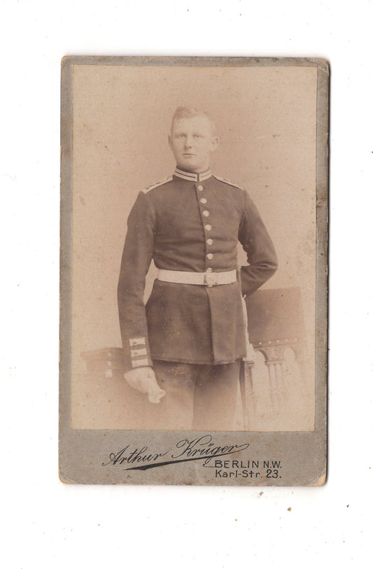 Fotografie Soldat - Berlin um 1890