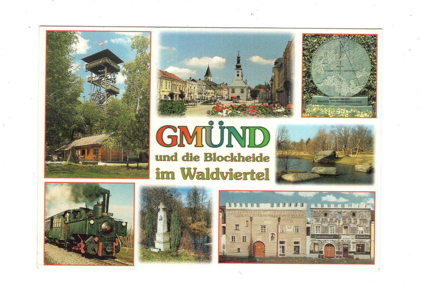 Ansichtskarte Gmünd und die Blockheide im Waldviertel / Niederösterreich / Österreich