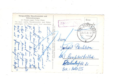 Ansichtskarte Königsschlösser Neuschwanstein und Hohenschwangau / I1-69