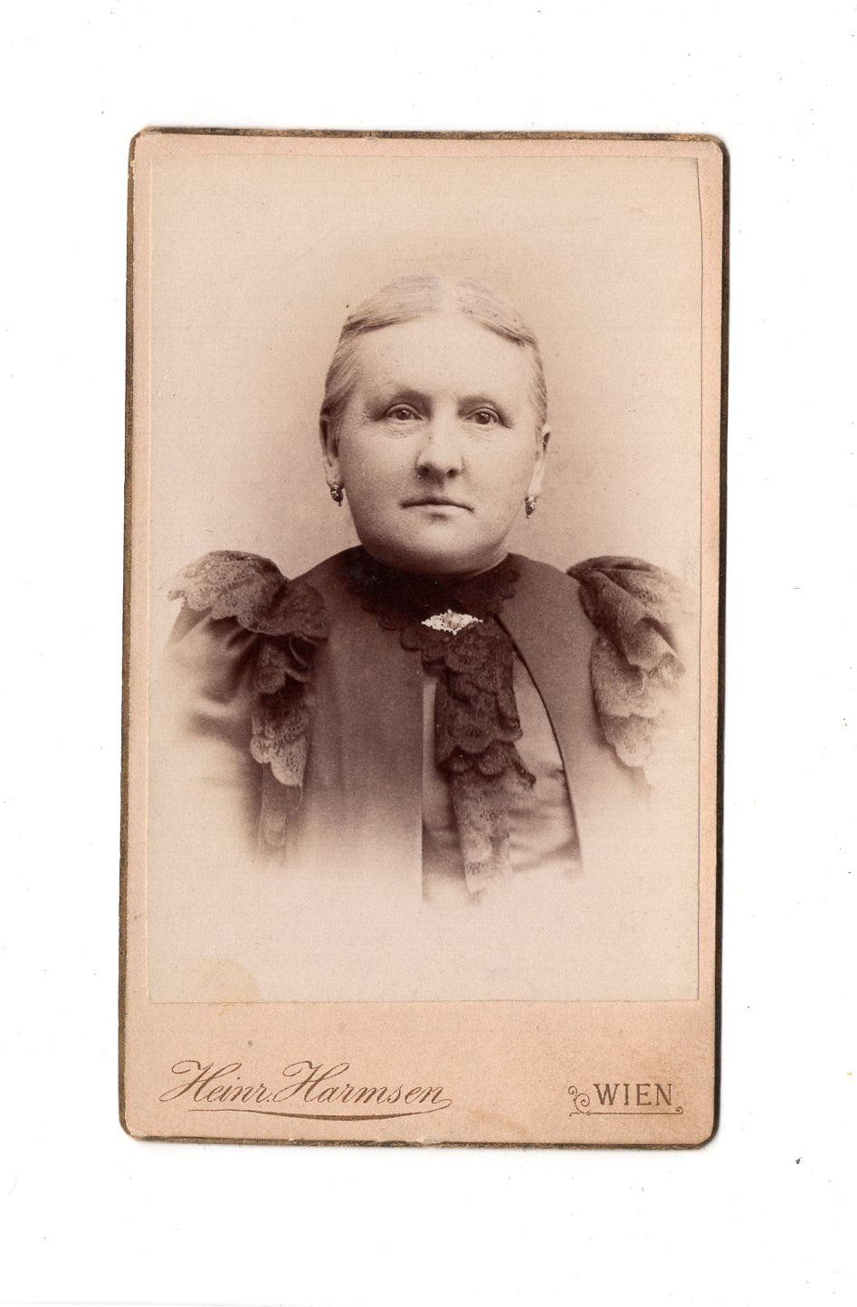 Fotografie Damenportrait - Wien 1880er / CDV C1-05