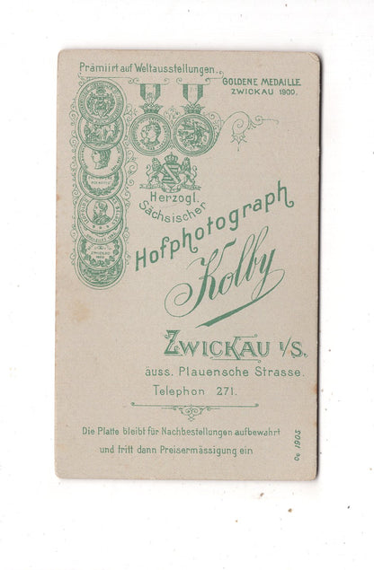 Fotografie Feine Dame - Zwickau 1905