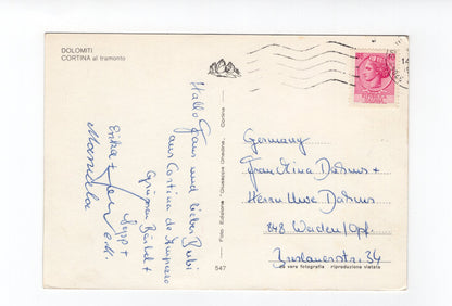 Ansichtskarte Dolomiten / Cortina d’Ampezzo / Italien