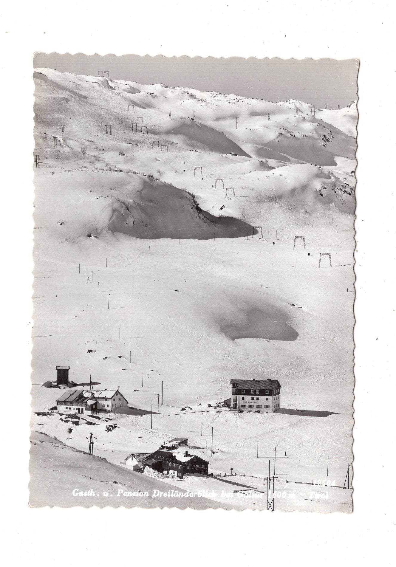 Ansichtskarte Gasthof u. Pension Dreiländerblick bei Galtür / Tirol / Österreich / N1-66