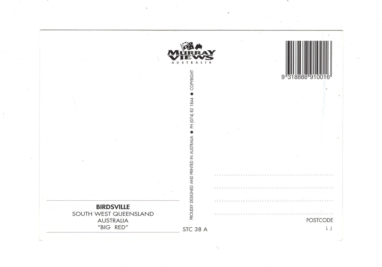 Ansichtskarte Big Red / Birdsville / Queensland / Australien