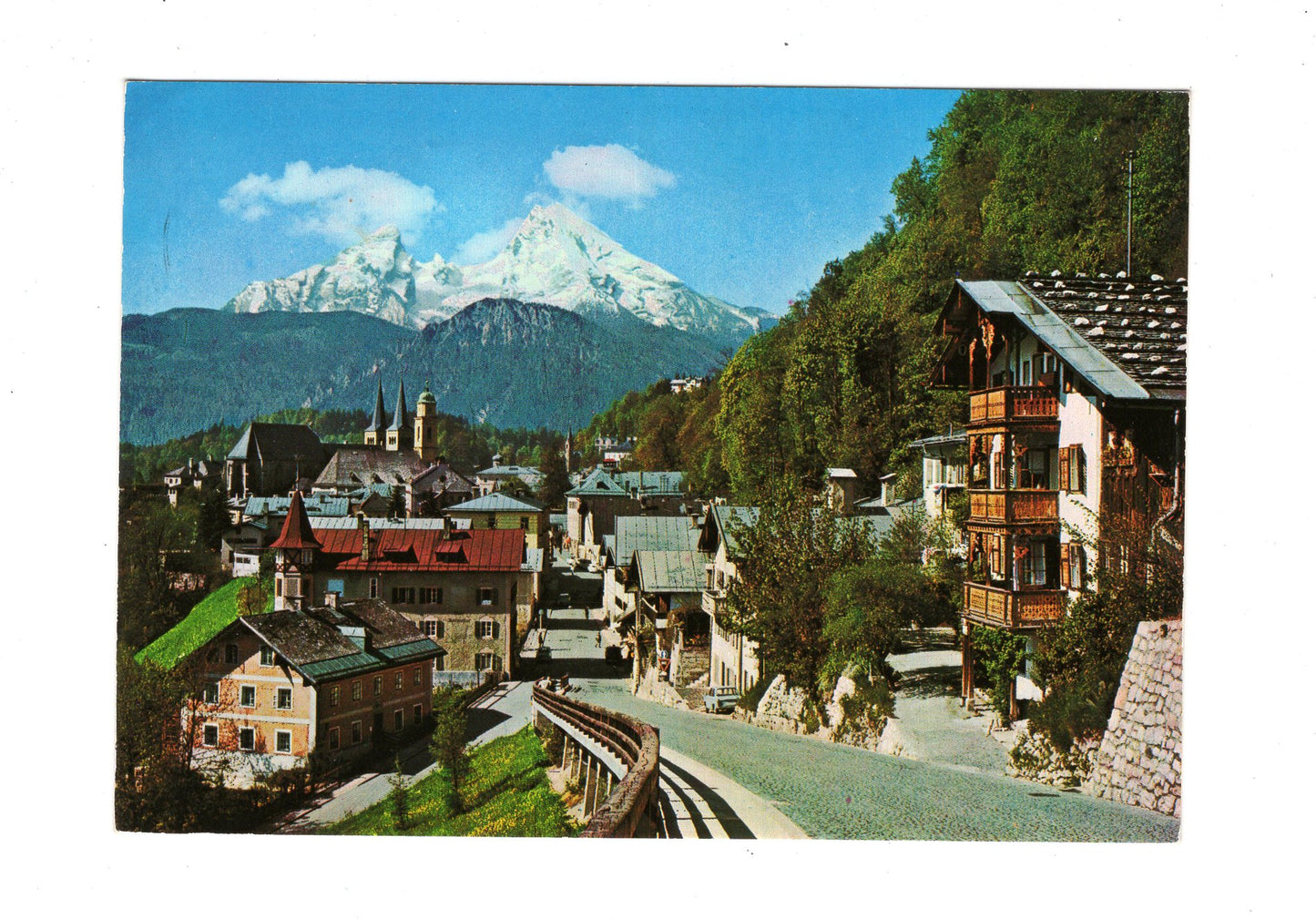 Ansichtskarte Berchtesgaden mit Watzmann