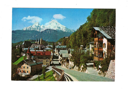 Ansichtskarte Berchtesgaden mit Watzmann