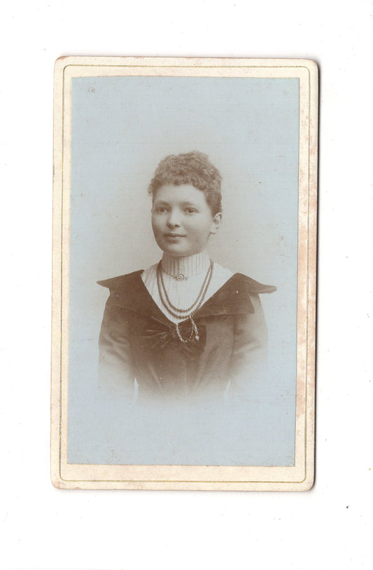 Fotografie Damenportrait - Schleusingen 1890er / CDV C1-05