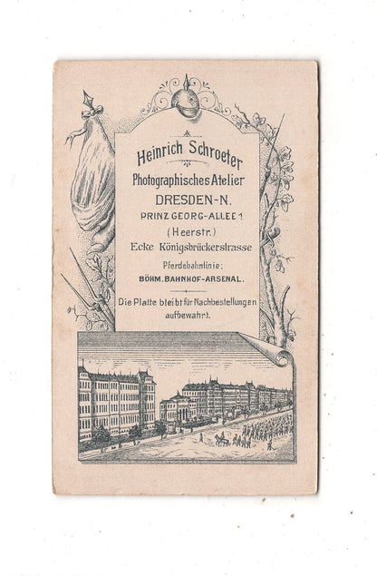 Fotografie Soldat - Dresden 1890er