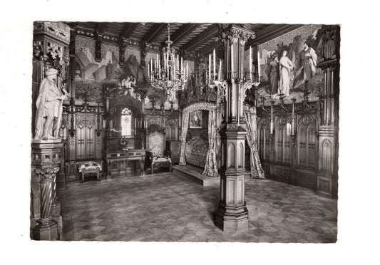 Ansichtskarte Schloss Neuschwanstein / Schlafzimmer Tristan und Isolde / I1-69