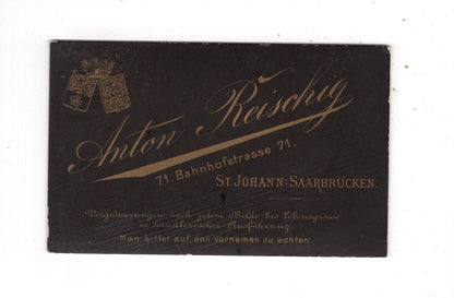 Fotografie Damenportrait - St. Johann-Saarbrücken 1880er / CDV N1-15