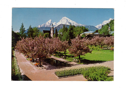 Ansichtskarte Kurgarten in Berchtesgaden