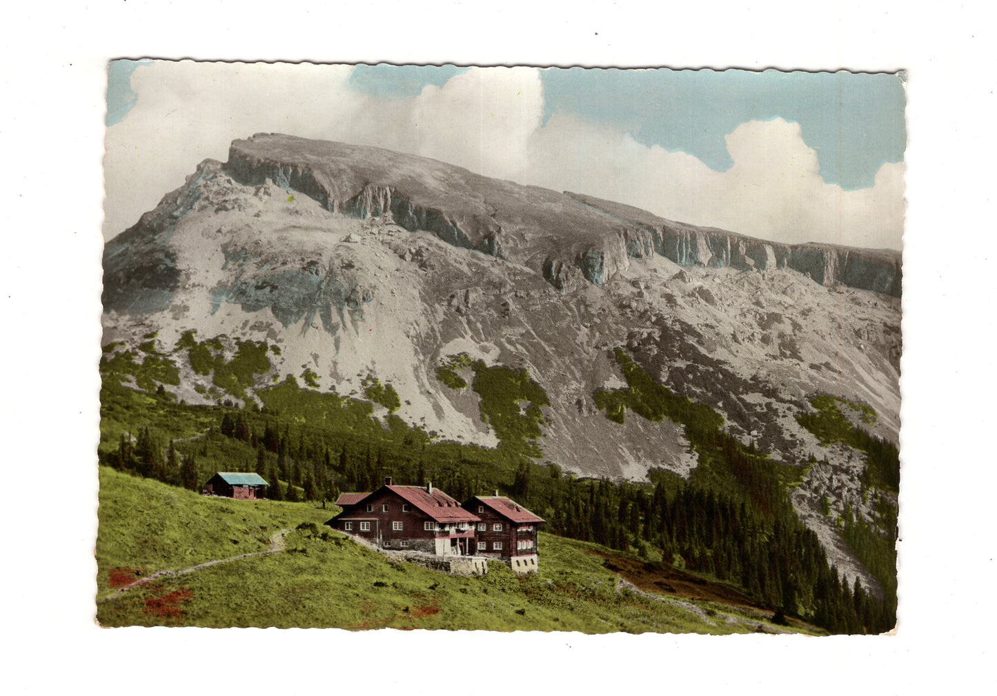 Ansichtskarte Schwarzwasserhütte / Kleinwalsertal / Österreich
