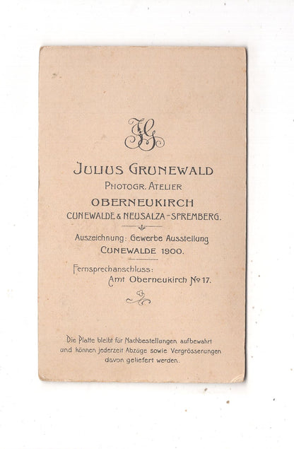 Fotografie Feine Dame - Oberneukirch / Cunewalde +++ um 1900