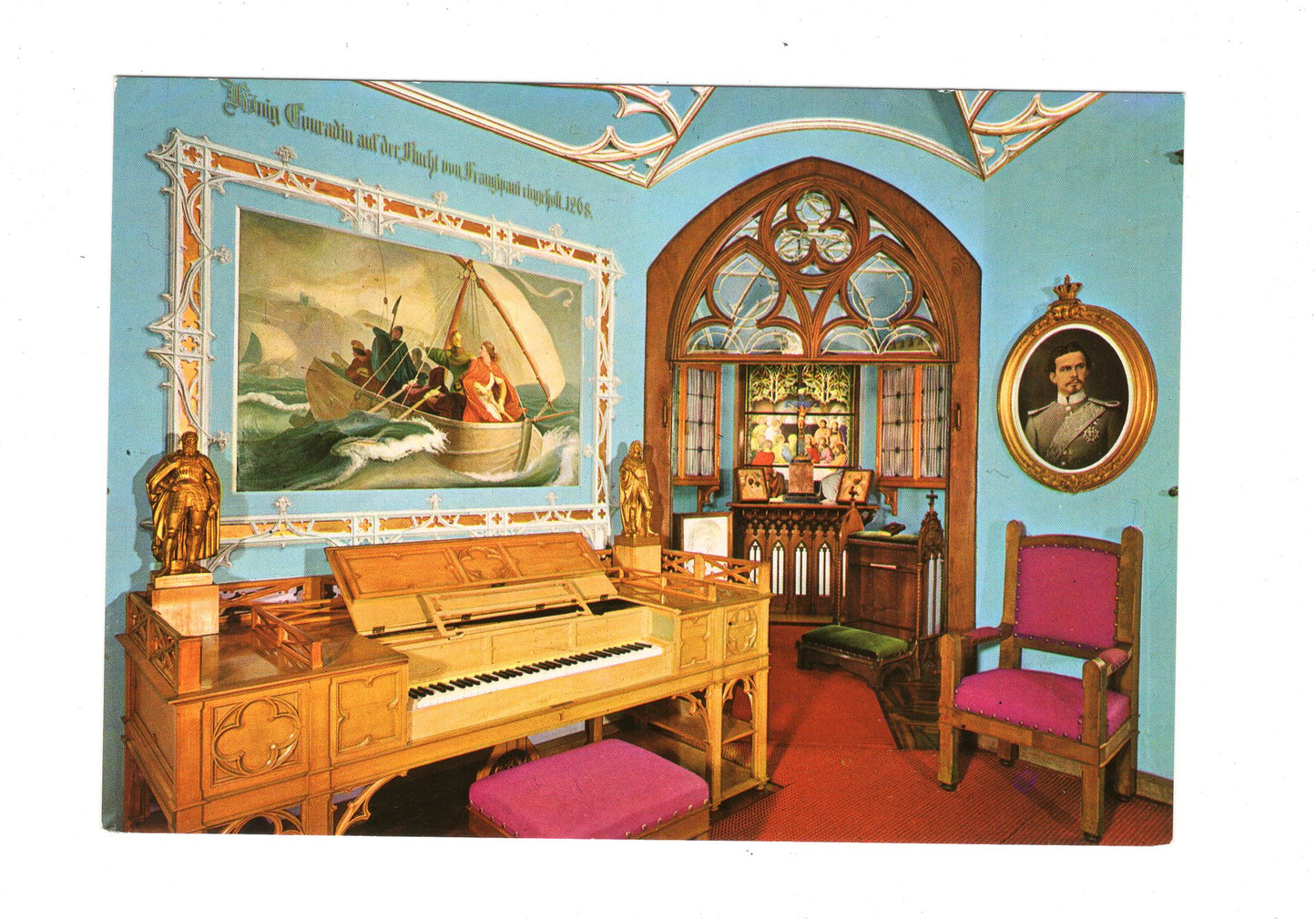 Ansichtskarte Königsschloss Hohenschwangau / Hohenstaufenzimmer / I1-53