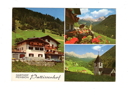 Ansichtskarte Gasthof-Pension Pattissen-Hof / St. Zyprian-Tiers / Südtirol / Italien