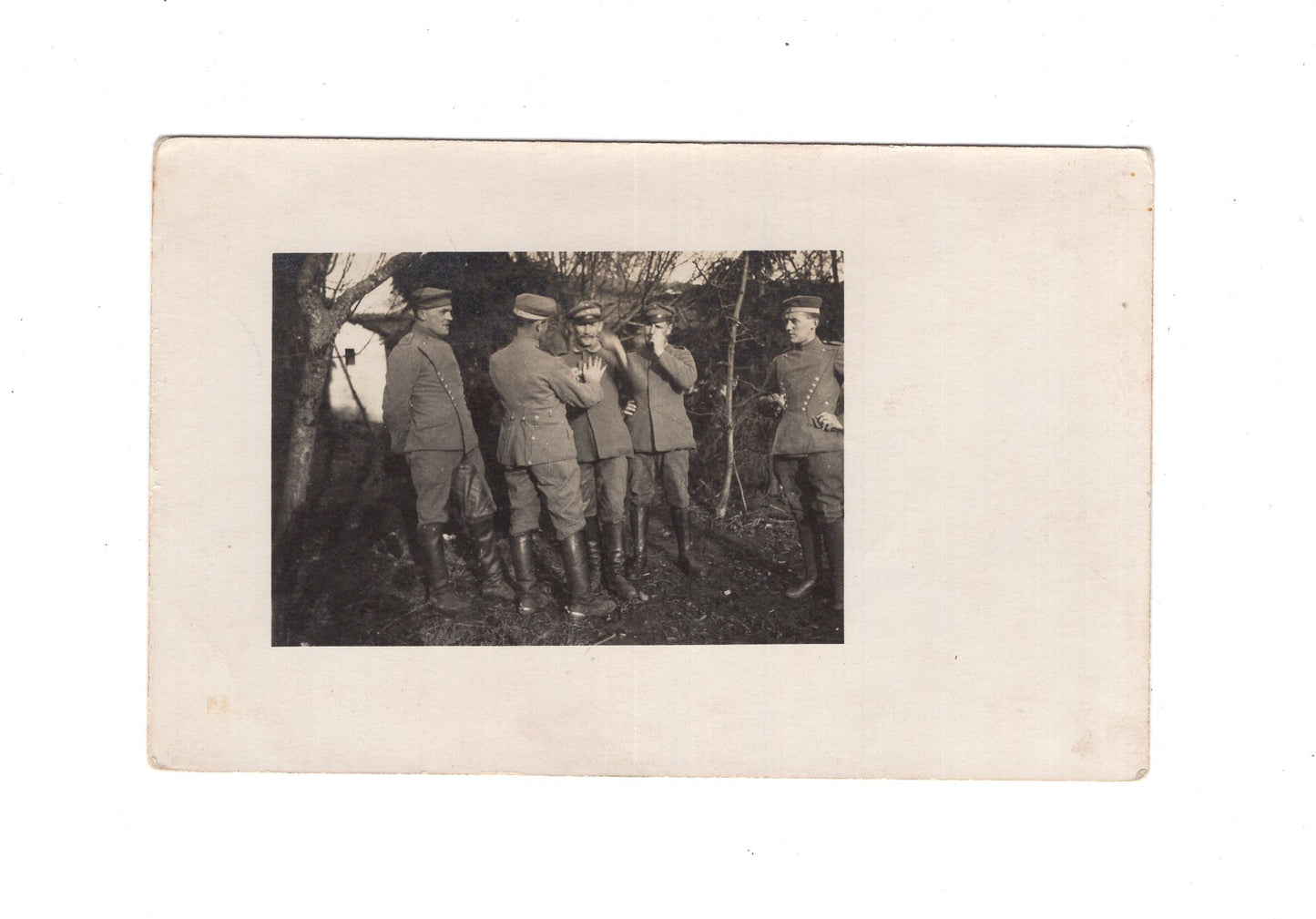 Ansichtskarte / Foto Gruppenbild Soldaten / Ulan