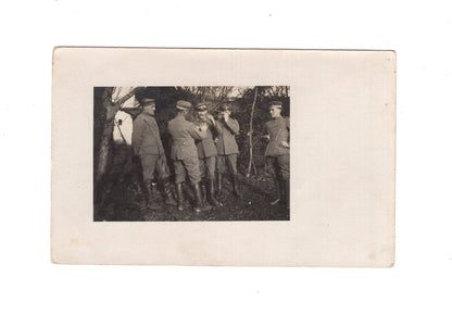 Ansichtskarte / Foto Gruppenbild Soldaten / Ulan