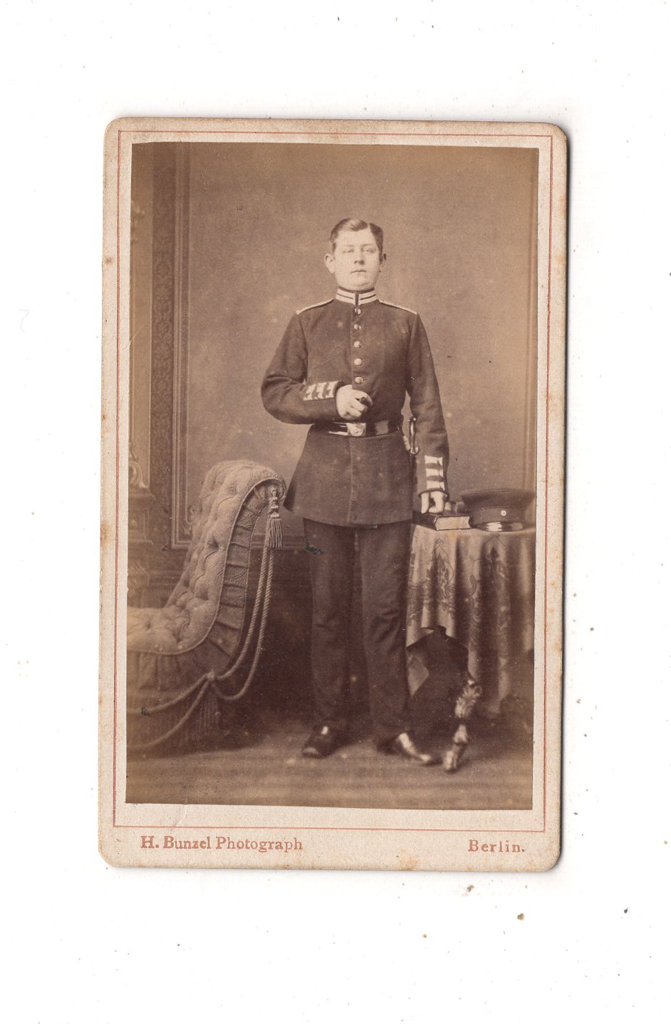 Fotografie Soldat - Berlin um 1870