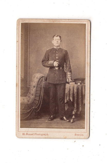 Fotografie Soldat - Berlin um 1870