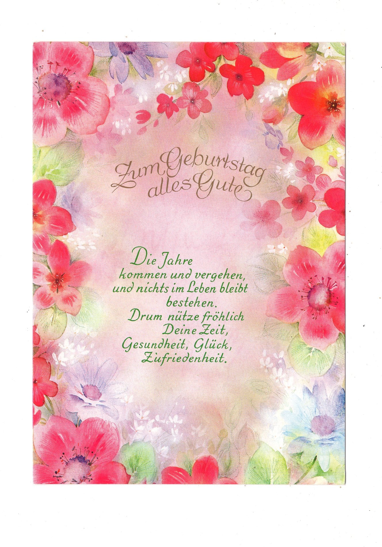 Ansichtskarte Glückwünsche / Glückwunsch zum Geburtstag / L1-58