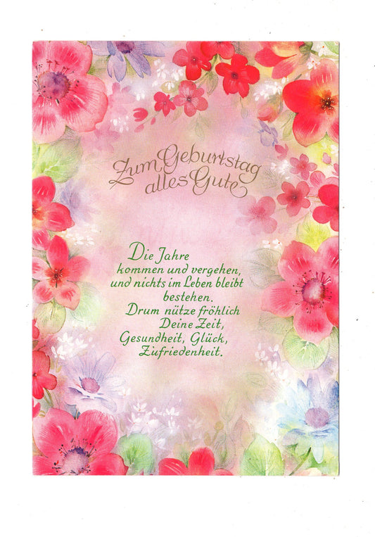 Ansichtskarte Glückwünsche / Glückwunsch zum Geburtstag / L1-58