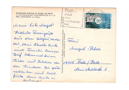 Ansichtskarte Lindenberg-Nadenberg im Allgäu / H1-56