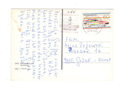 Ansichtskarte Bremerhaven / Jachthafen / J1-67