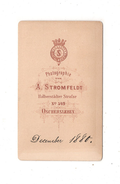 Fotografie Schönes Kinderbild / Baby - Oschersleben 1880