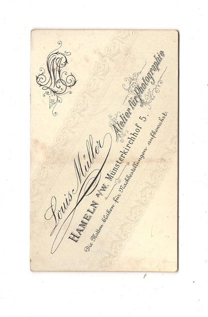Fotografie Soldat - Hameln an der Weser 1890er / CDV M1-08