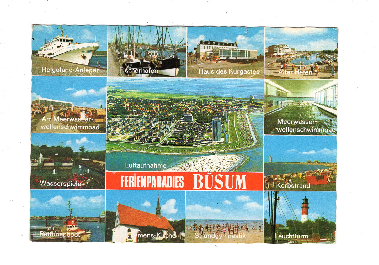 Ansichtskarte Nordseeheilbad Büsum / Fischerhafen +++ / L1-67