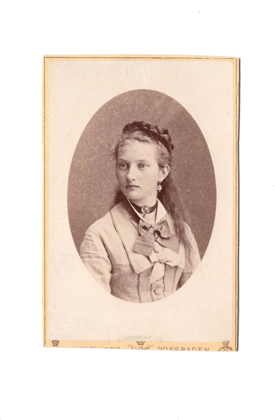 Fotografie Damenportrait - Wiesbaden 1870er