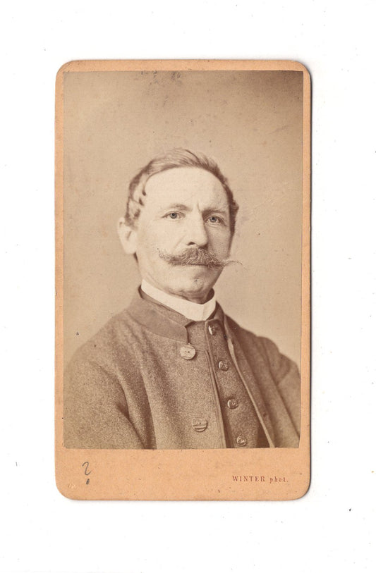 Fotografie Herrenportrait - Prag & Karlsbad um 1870