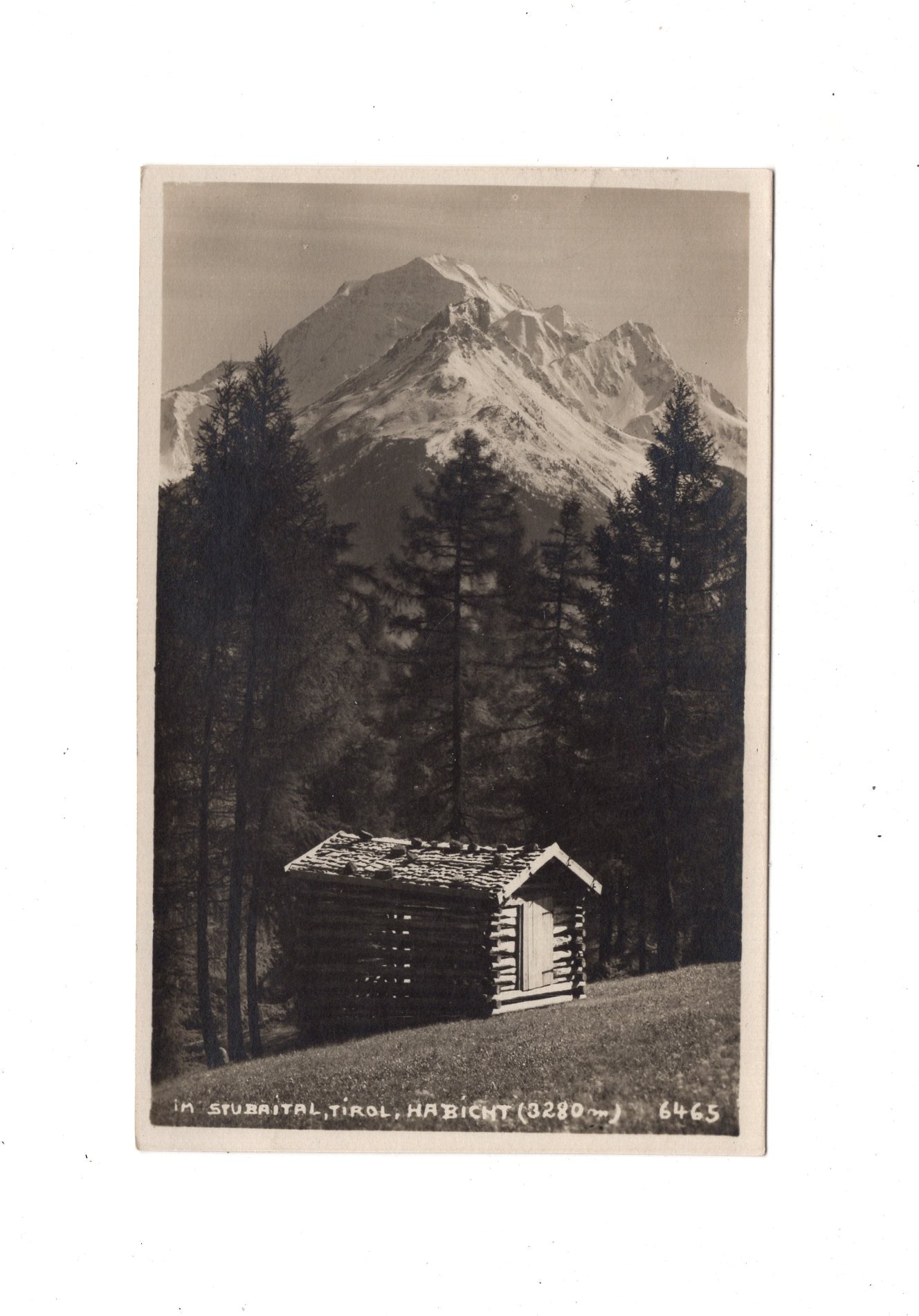 Ansichtskarte Habicht / Stubaital / Tirol / Österreich - 1928