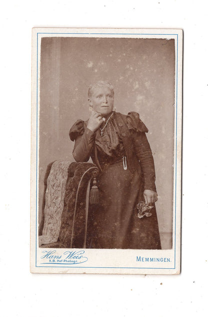 Fotografie Feine Dame - Memmingen 1890er