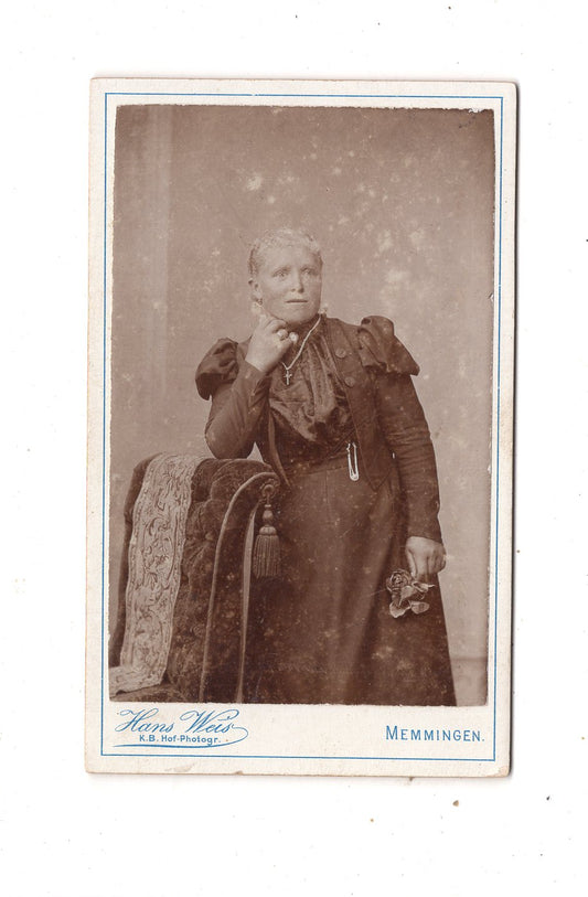Fotografie Feine Dame - Memmingen 1890er