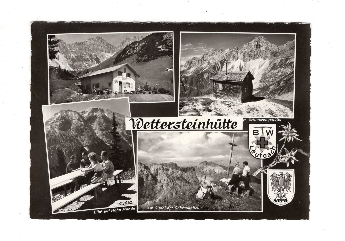 Ansichtskarte Wettersteinhütte / Leutasch / Tirol / Österreich / N1-66