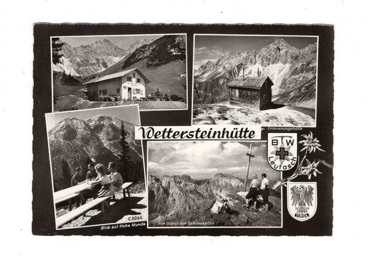 Ansichtskarte Wettersteinhütte / Leutasch / Tirol / Österreich / N1-66