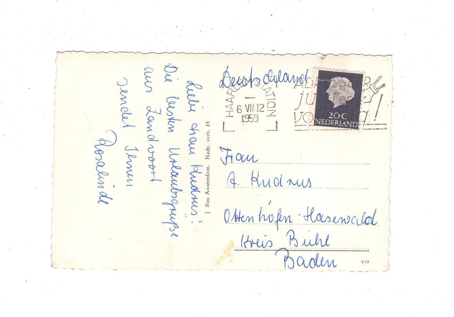 Ansichtskarte Zandvoort aan Zee / Niederlande / M1-69